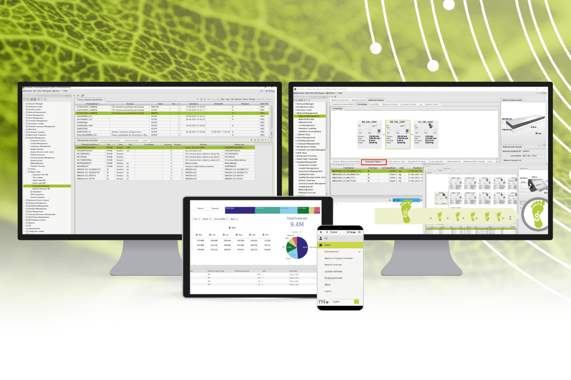 Decarbonization & Energy Services is represented with PSImetals Software.