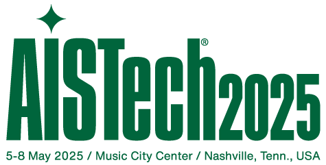 Official logo of AISTech 2025 – Leading Conference for Steelmaking & Iron Industry Innovation