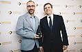 Jerzy Danisz und Mikołaj Garbarek nahmen die Auszeichnung im Namen der PSI Polska entgegen. Quelle: Logistics Awards / PSI Polska